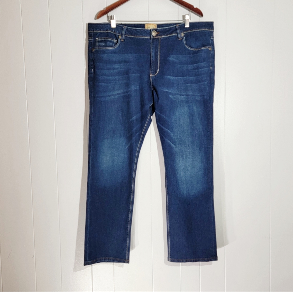 4/$20 Native Jeans Straight Leg Dark Indigo Wash Jeans Size 38x30